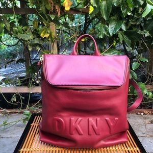 Dkny | Bags | Dkny Burgundy Leather 